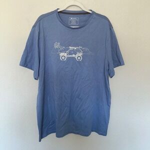 Mountain Warehouse Graphic T-Shirt Organic Cotton Jeep‎ Surf XXL Summer Casual